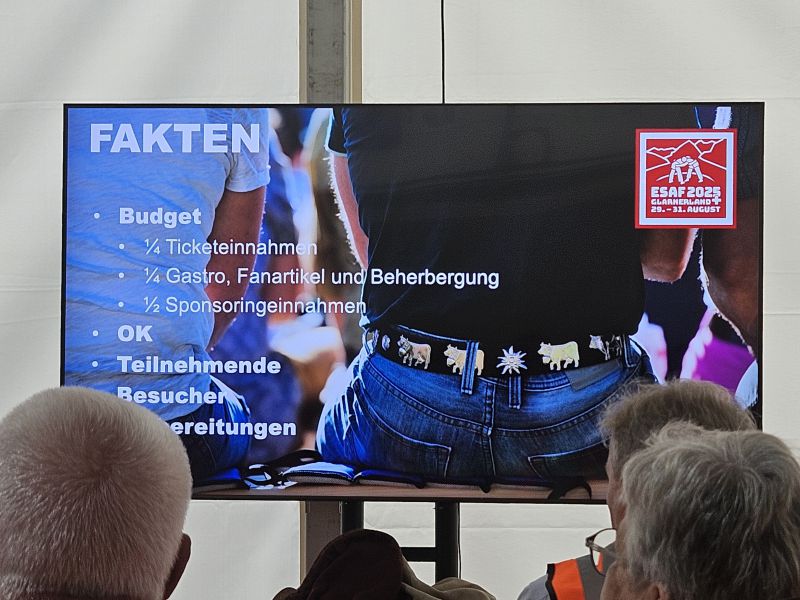Präsentation der Fakten zum ESAF 2025